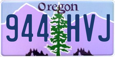 OR license plate 944HVJ