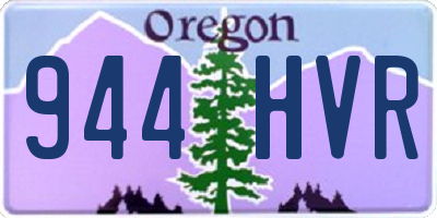 OR license plate 944HVR