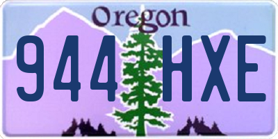 OR license plate 944HXE