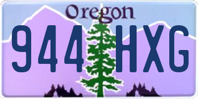 OR license plate 944HXG