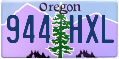 OR license plate 944HXL