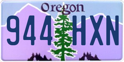 OR license plate 944HXN