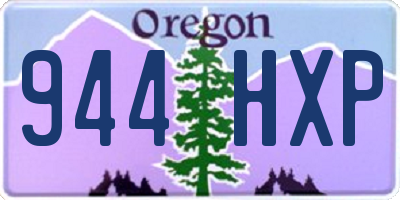 OR license plate 944HXP