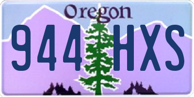 OR license plate 944HXS