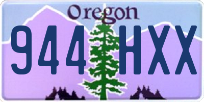 OR license plate 944HXX