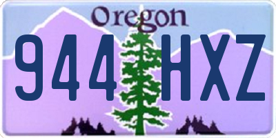OR license plate 944HXZ
