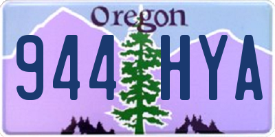 OR license plate 944HYA