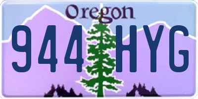 OR license plate 944HYG