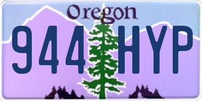 OR license plate 944HYP