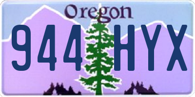 OR license plate 944HYX