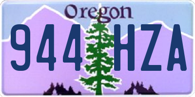 OR license plate 944HZA