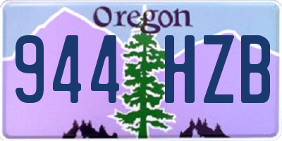 OR license plate 944HZB