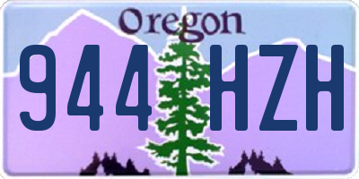 OR license plate 944HZH