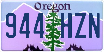 OR license plate 944HZN