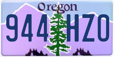 OR license plate 944HZO
