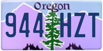 OR license plate 944HZT