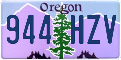 OR license plate 944HZV