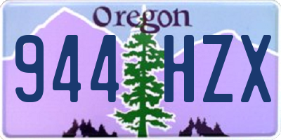 OR license plate 944HZX