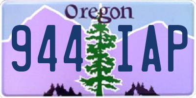 OR license plate 944IAP