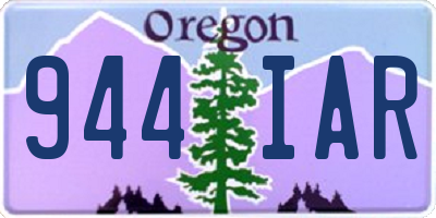 OR license plate 944IAR