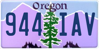 OR license plate 944IAV