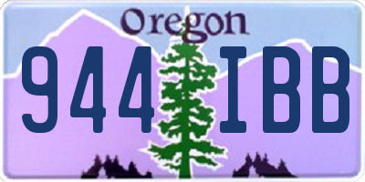 OR license plate 944IBB