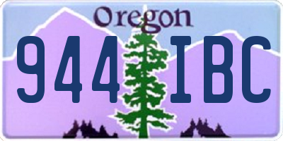 OR license plate 944IBC