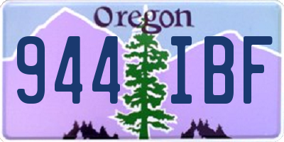 OR license plate 944IBF