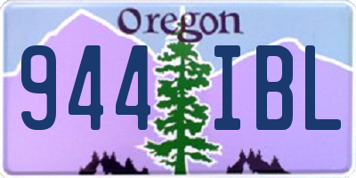OR license plate 944IBL