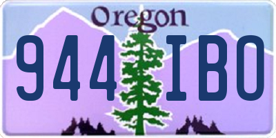 OR license plate 944IBO