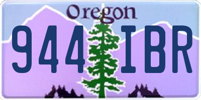 OR license plate 944IBR