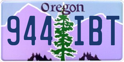 OR license plate 944IBT
