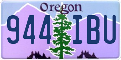 OR license plate 944IBU