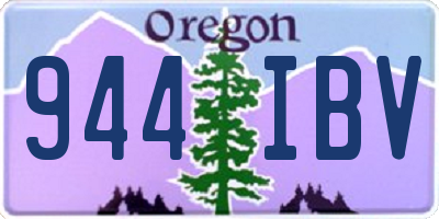 OR license plate 944IBV