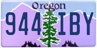 OR license plate 944IBY