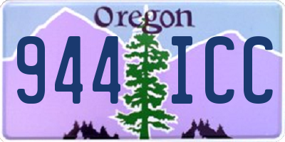 OR license plate 944ICC