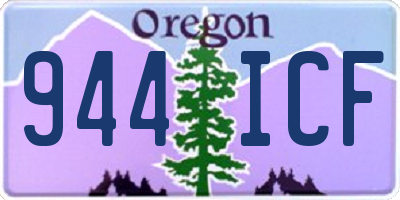 OR license plate 944ICF