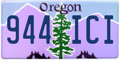 OR license plate 944ICI