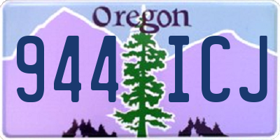 OR license plate 944ICJ