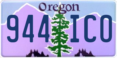 OR license plate 944ICO
