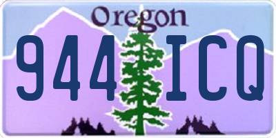 OR license plate 944ICQ