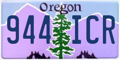 OR license plate 944ICR