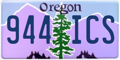 OR license plate 944ICS