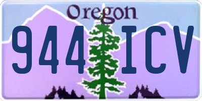 OR license plate 944ICV