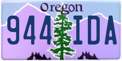 OR license plate 944IDA