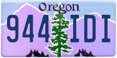 OR license plate 944IDI