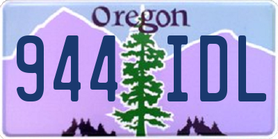 OR license plate 944IDL