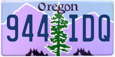 OR license plate 944IDQ