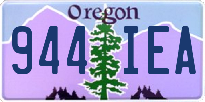 OR license plate 944IEA