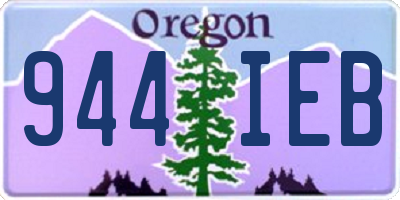 OR license plate 944IEB